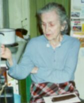 Picture Of Mom (in the kitchen on her stool)